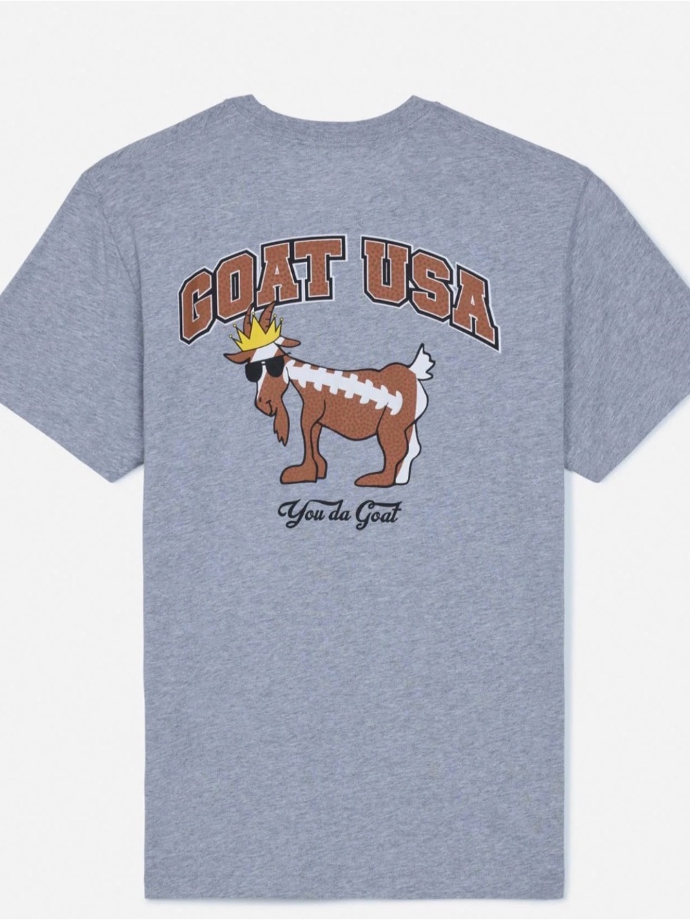 Kids Grey Short Sleeve Football Tee - Picture 3 of 3